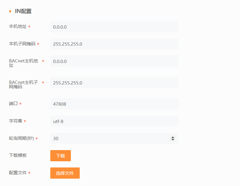 DIP实例 IN配置