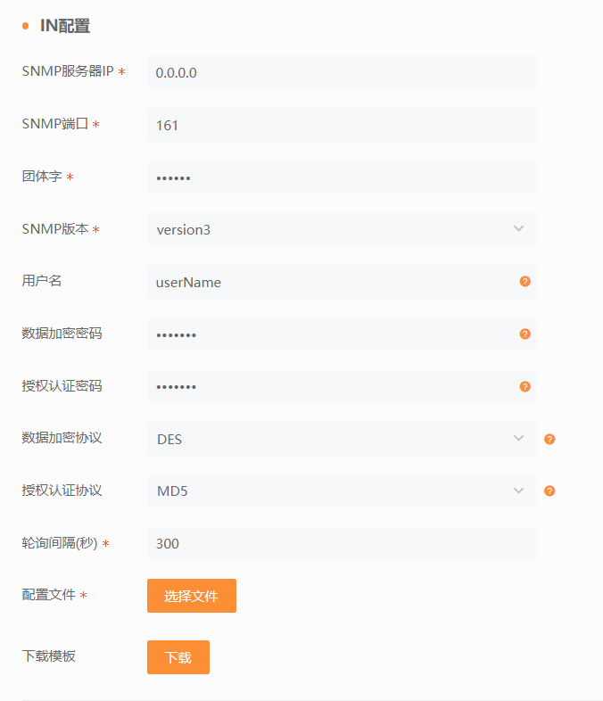 DIP实例 IN配置